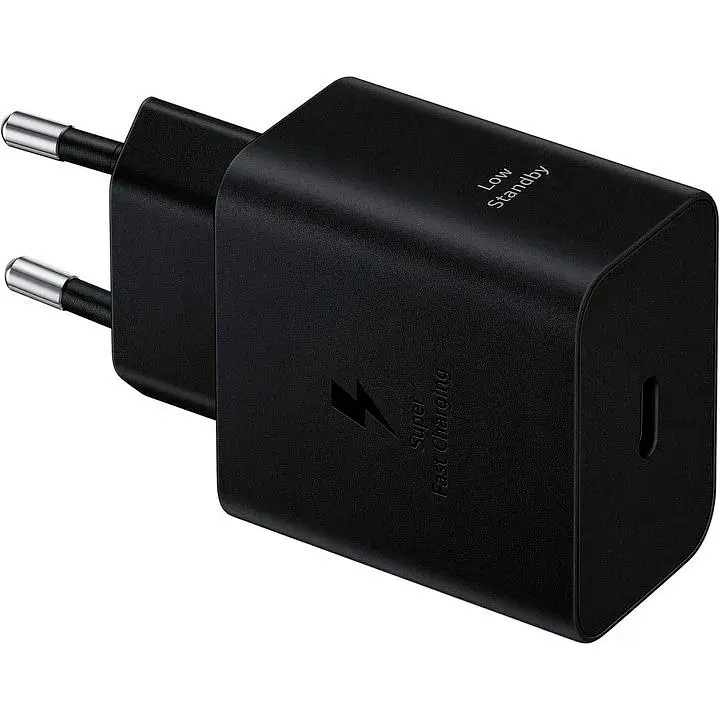 Мережевий зарядний пристрій Samsung 45W + Cable USB-C to USB-C Black (EP-T4511XBEGEU) [106057] - фото 2