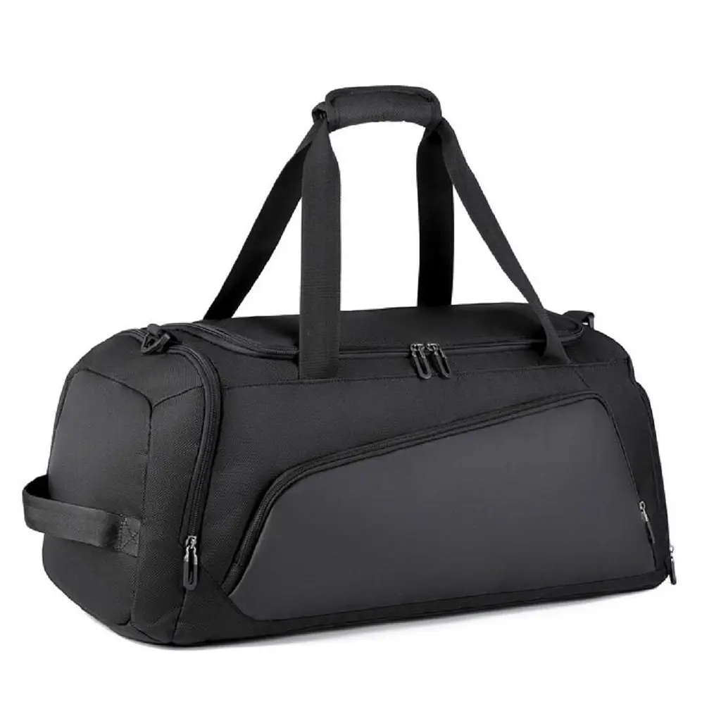 Дорожня сумка чорна текстильна Confident TB8-T17A - фото 4