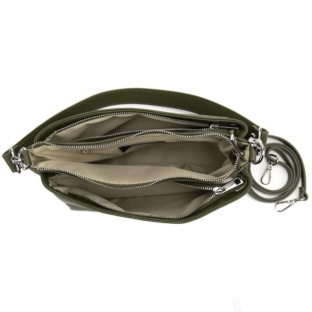 М'яка шкіряна сумка кроссбоді Firenze Italy F-IT-052OL - фото 6