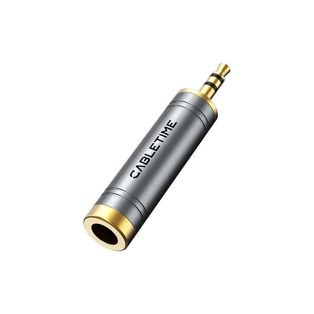 Перехідник 3.5mm M to 6.35mm F Cabletime (CA915132)