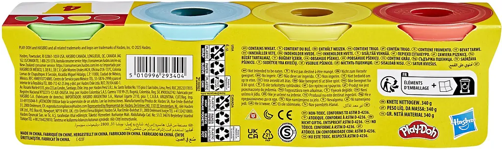 Набор массы для лепки Hasbro Play-Doh-4 баночки (G0512_G0688) - фото 2