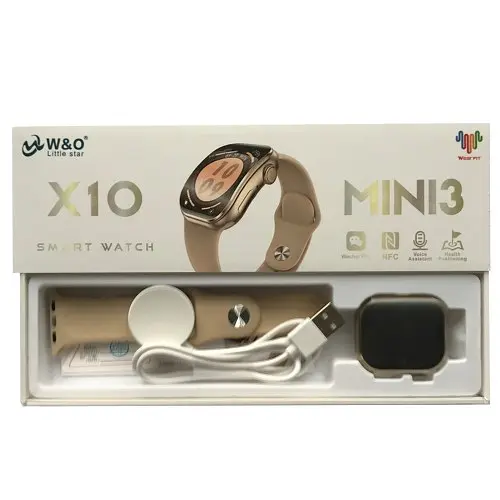Смарт-годинник Smart Watch W&O X10 Mini 3 Золотий - фото 2