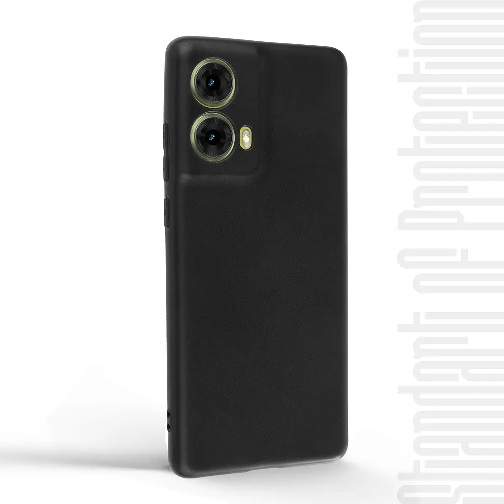 Чехол-накладка для смартфона Motorola G85 5G противоударный, силиконовый, термополиуретановый (ТПУ), с защитой камеры и корпуса, черный, защита всего корпуса, ArmorStandart (ARM77296) - фото 2