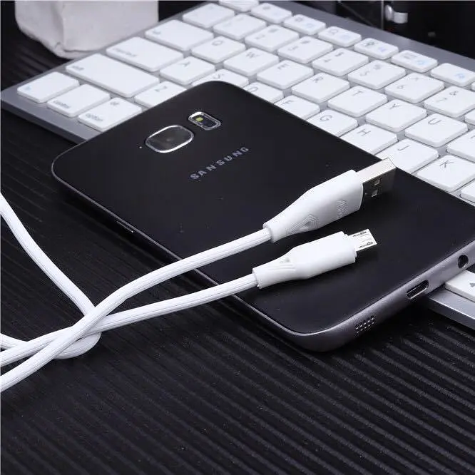 Кабель Aspor AC-05 USB – Micro 2.4A/1м- білий - фото 2