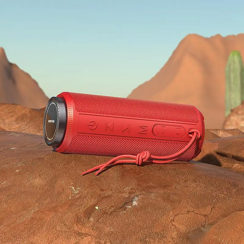 Колонка портативная Borofone BR22 sports wireless speaker Красный - фото 3