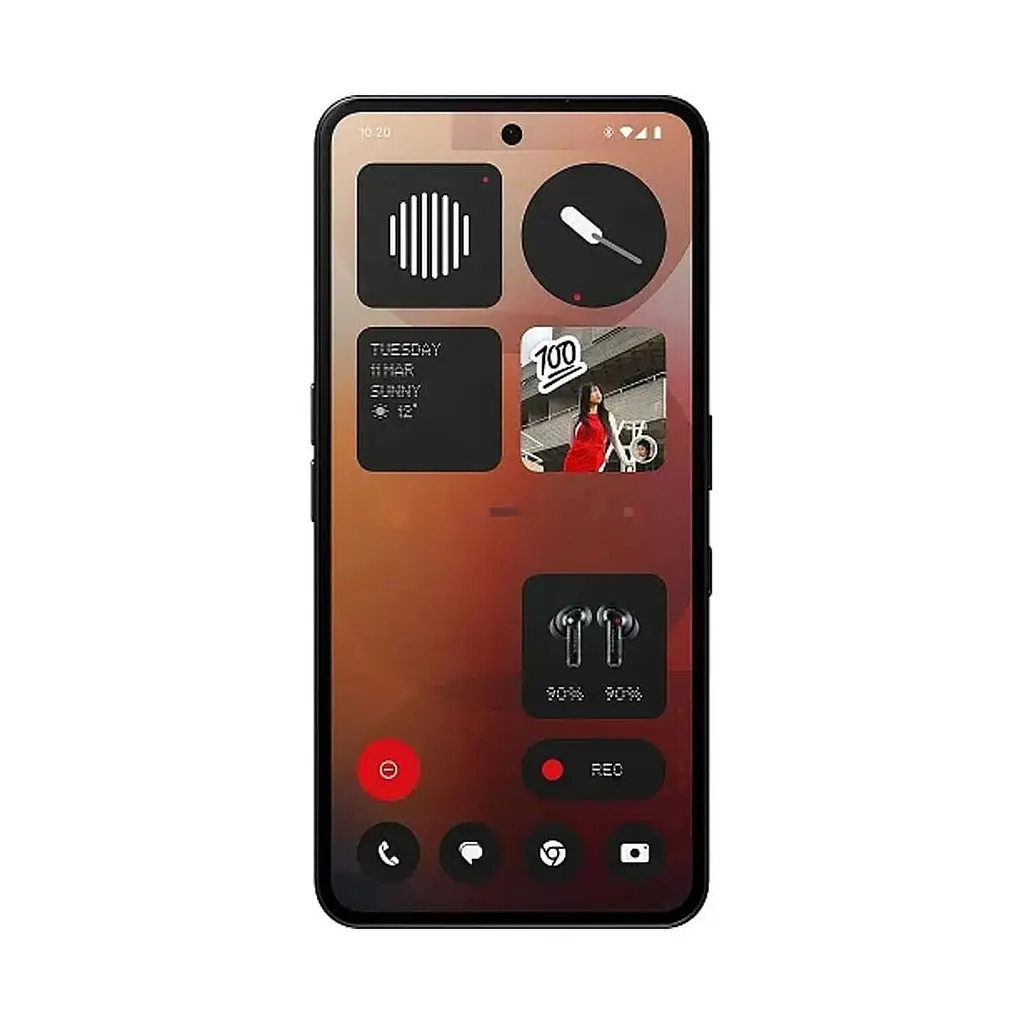 Смартфон Nothing Phone (3a) 6.77" 12/256ГБ, 2SIM, 5000 мАг, чорний - фото 2