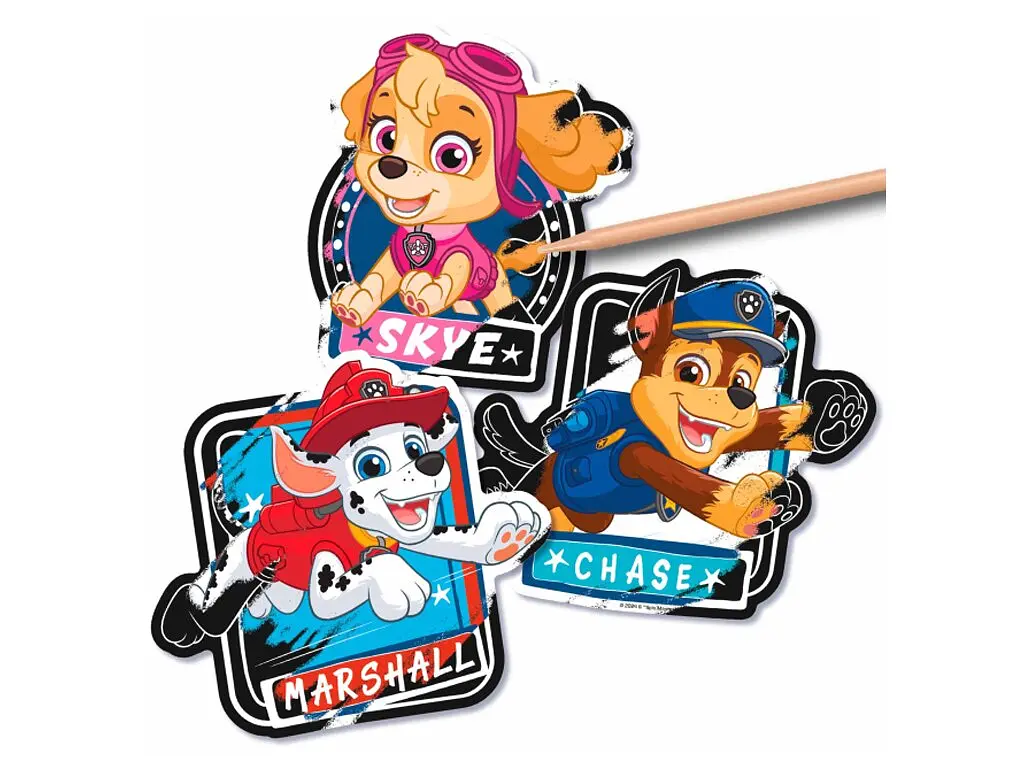 Набір для творчості Скретч-наліпки Paw Patrol Moxy 723450 Різнокольоровий shop (8715427167077) - фото 2