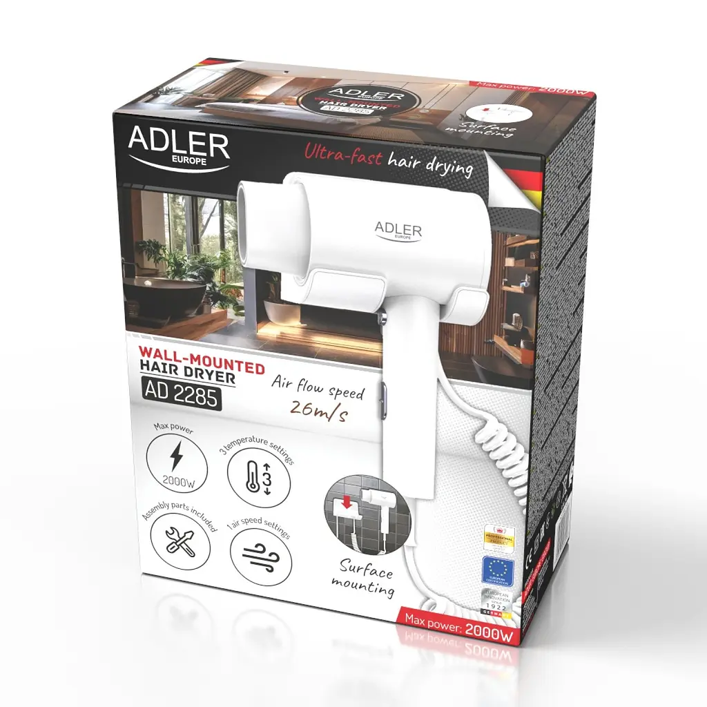 Фен Adler AD 2285 white - фото 10