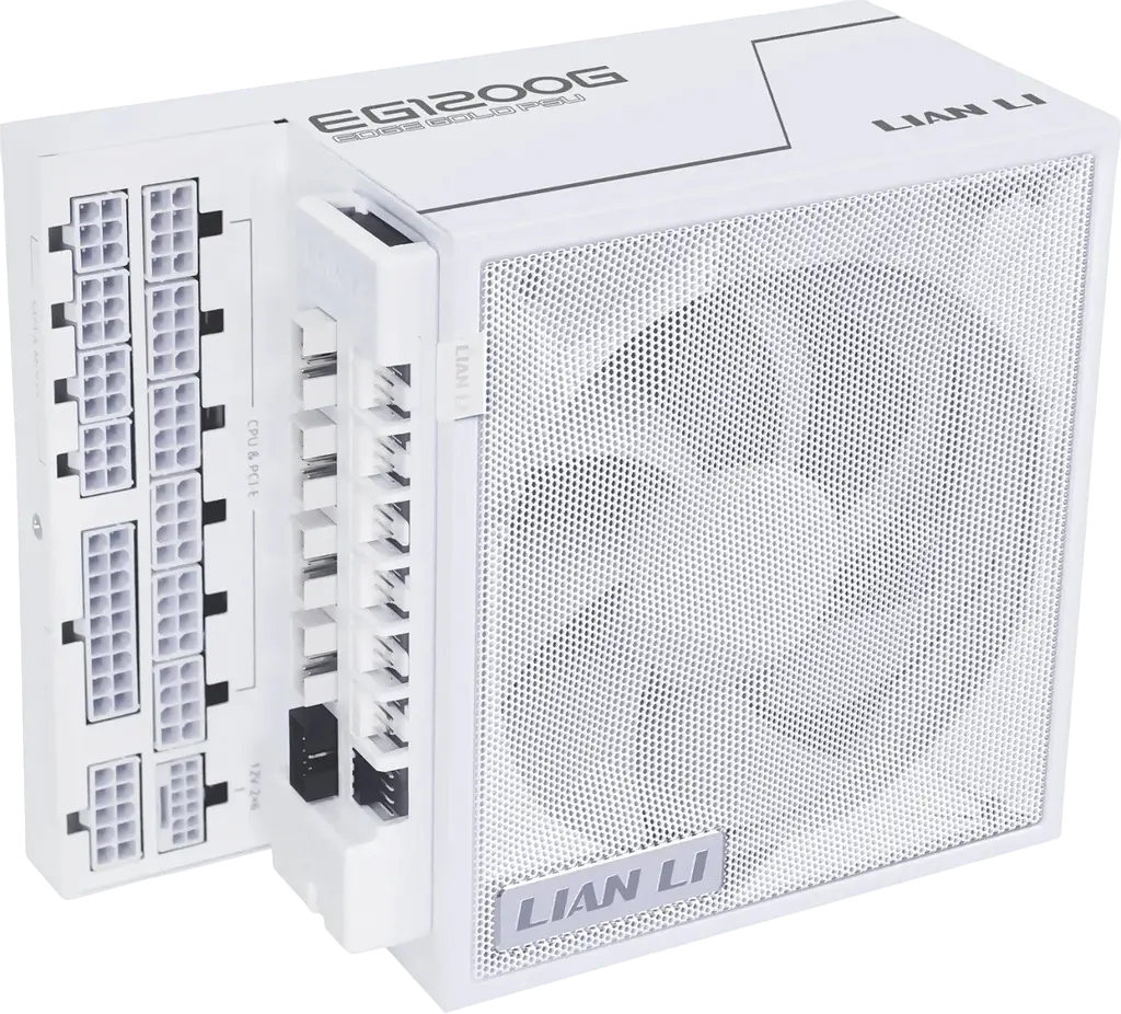 Блок живлення Lian Li EDGE 1200W 80+ Gold White (G9P.EG1200G.WH00.EU) - фото 2