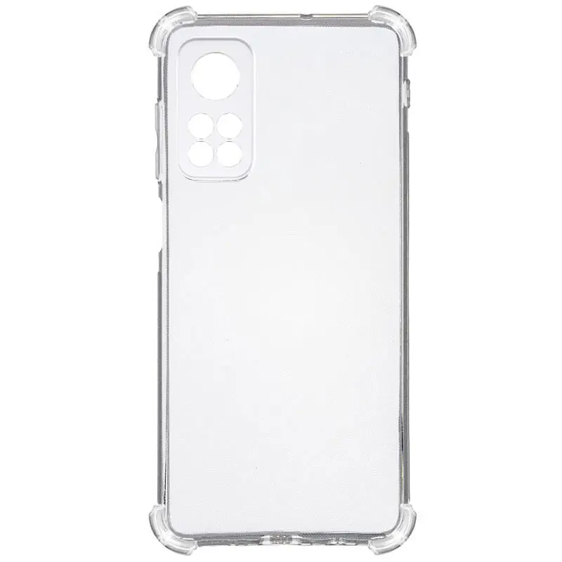 TPU чехол GETMAN Ease logo усиленные углы Full Camera для Xiaomi Mi 10T / Mi 10T Pro Бесцветный (прозрачный) - фото 4