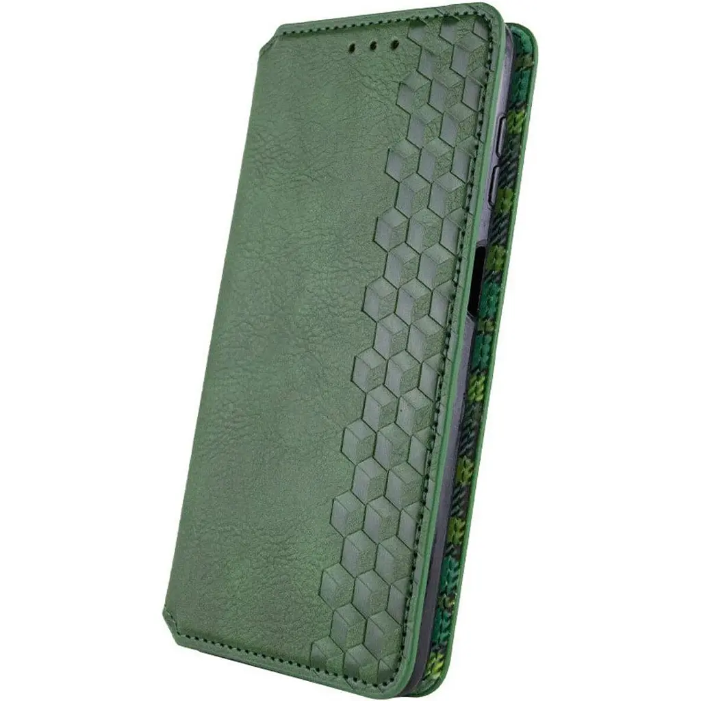 Чохол-книжка для телефону Rubic Leather Case для Redmi Note 13 4G Green [131919] - фото 2