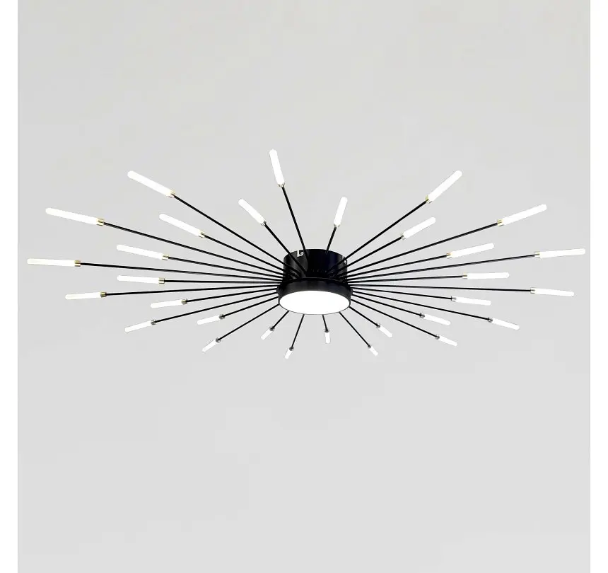 Світлодіодна люстра стельова Artlight 6472/30, 24 Вт, чорна - фото 3