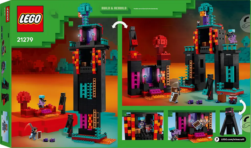 Конструктор LEGO Minecraft Башня странника Края 867 деталей (21279) - фото 20