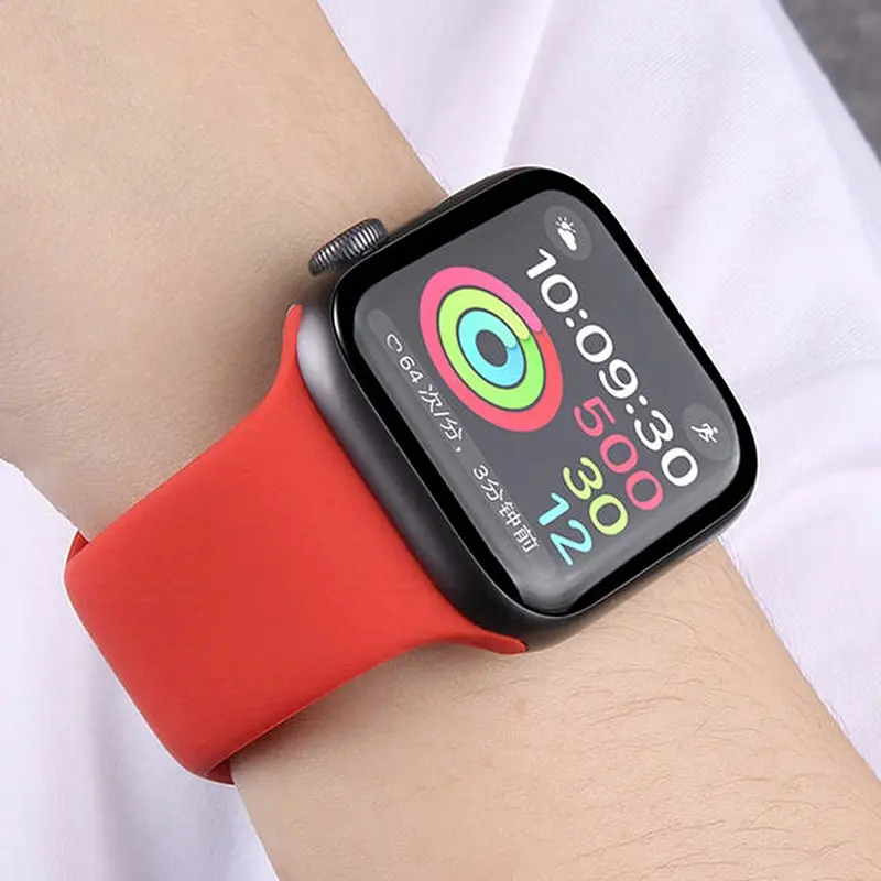 Ремінець силіконовий ANbeauty Apple Watch 38/40/41 мм Червоний (AN0103085) - фото 3