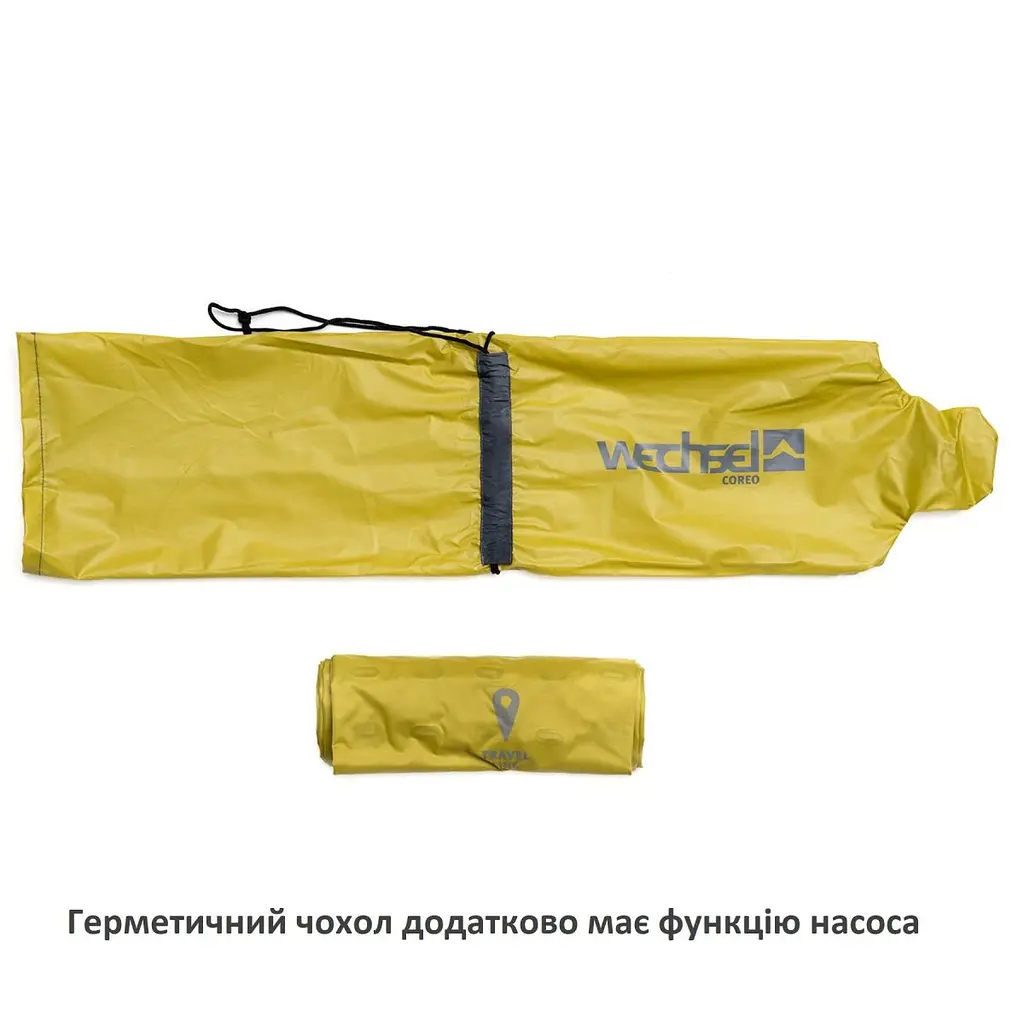 Килимок надувний Wechsel Coreo Double-Tube TL Lemon/Grey (233122) - фото 4