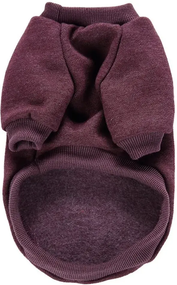 Кофта для собак та котів EcoToys Burgundy XS ряба бордова A: 20 см B: 33 см C: 16 см X-7123 - фото 2