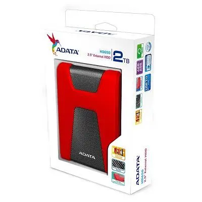 Зовнішній жорсткий диск 2.5 2TB ADATA (AHD650-2TU31-CRD) - фото 6