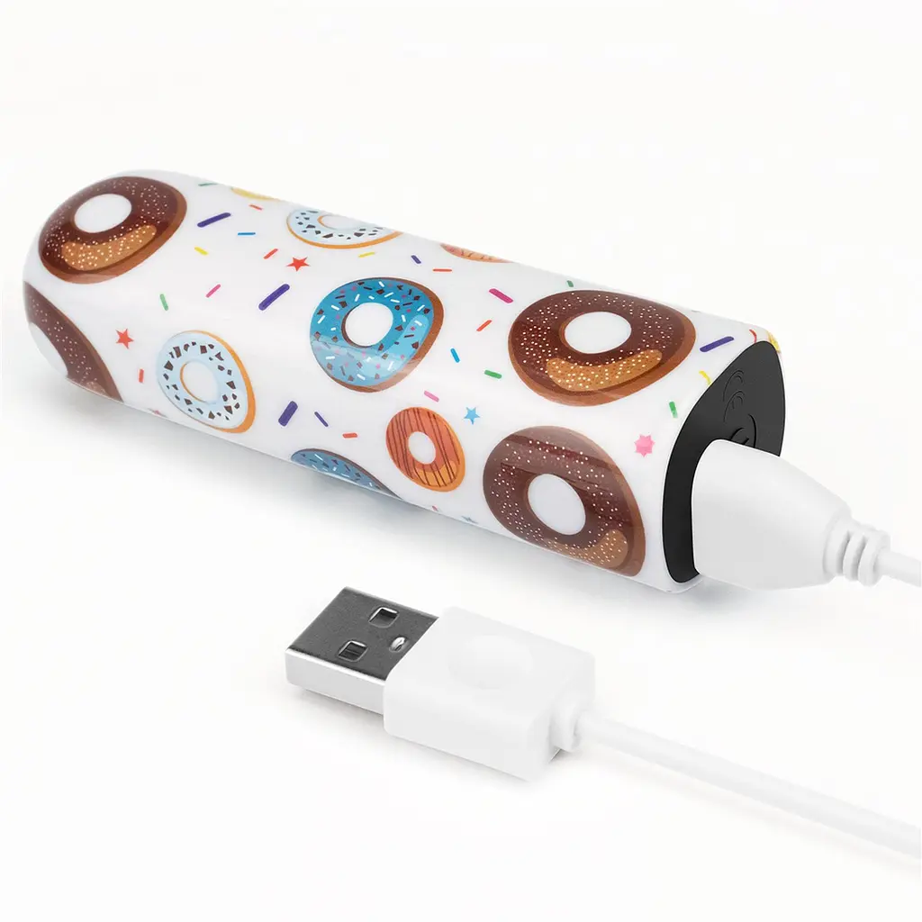 Вібратор для клітора Lovetoy Donut Massager 8.5 см (білий) - фото 13