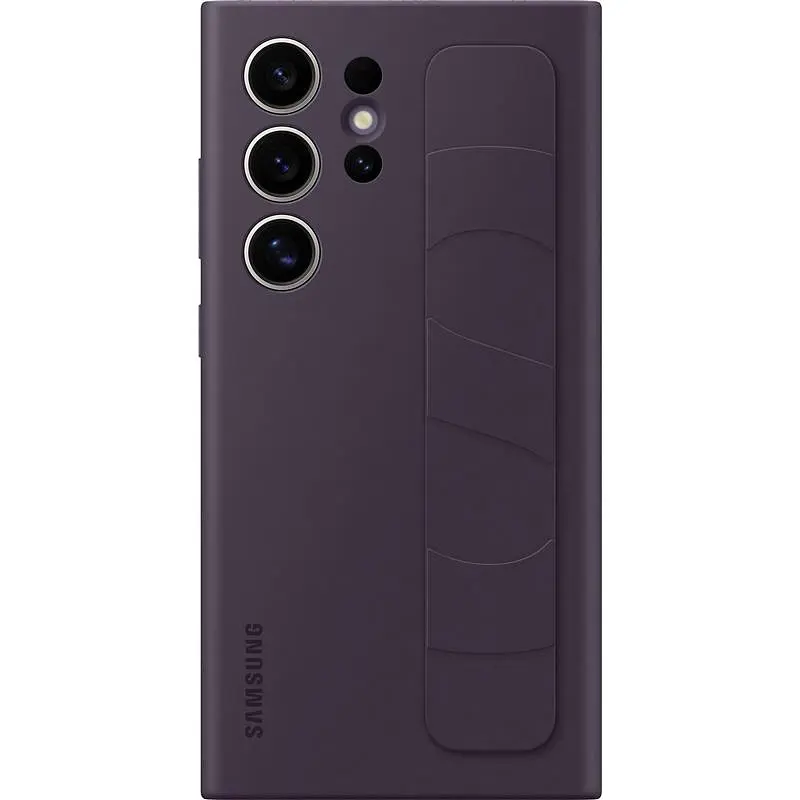 Чохол-накладка Samsung Standing Grip Case для Samsung Galaxy S24 Ultra SM-S928 Dark Violet (EF-GS928CEEGWW) - фото 5
