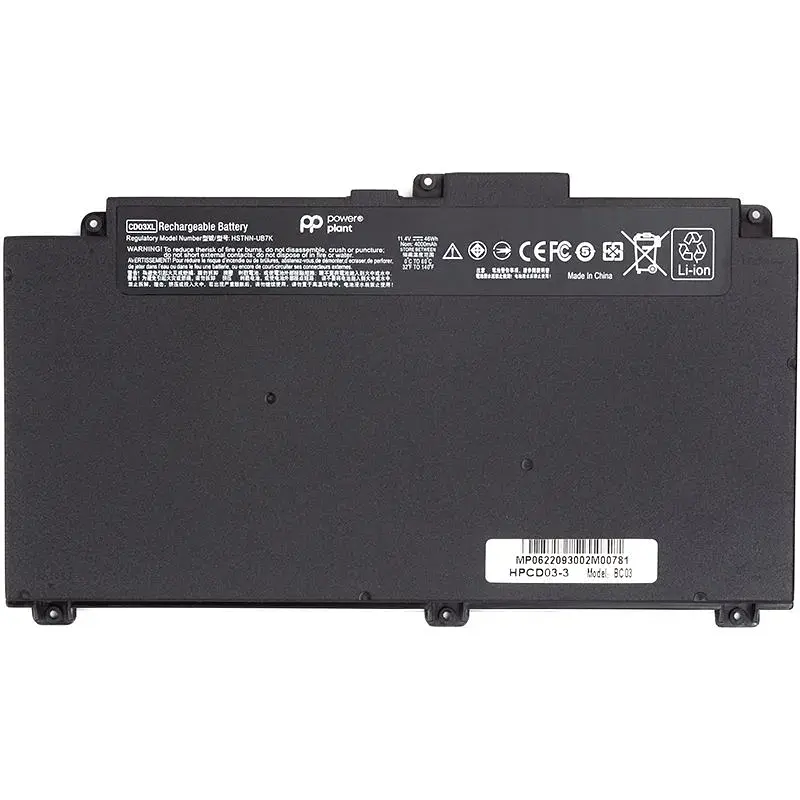 Акумулятор PowerPlant для ноутбуків HP ProBook 640 (CD03XL) 11.4V 4000mAh (NB461929) - фото 2