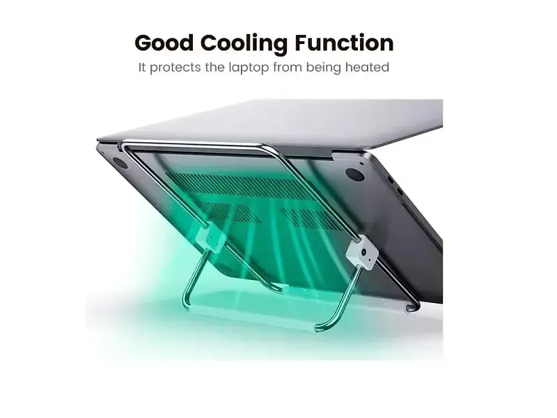 Підставка для ноутбука UGREEN LP230 Foldable Desktop Laptop Stand Silver (80348) - фото 3