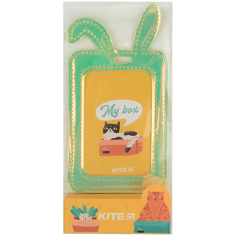 Бейдж Kite Bunny із голографічним ефектом зелений (K22-449-03) - фото 4