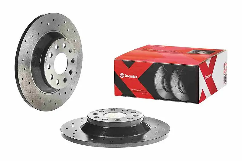 Диск гальмівний невентильований Skoda Superb III-IV, Kodiaq I-II 04-25р Brembo (08.C501.1X) - фото 2