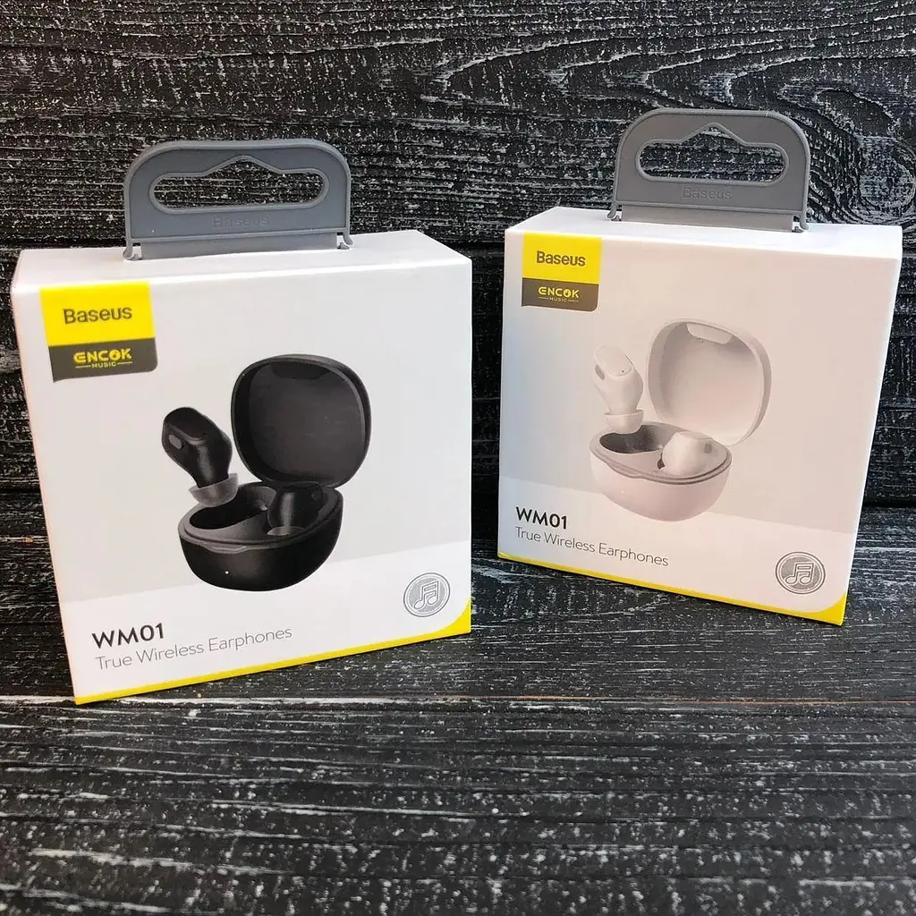 Навушники Baseus Encok True Wireless Earphones WM01 чорні - фото 3