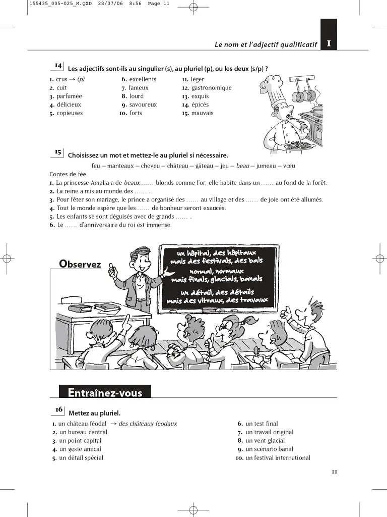 Les 500 Exercices de Grammaire Livre d'eleve A2 + corriges - фото 11