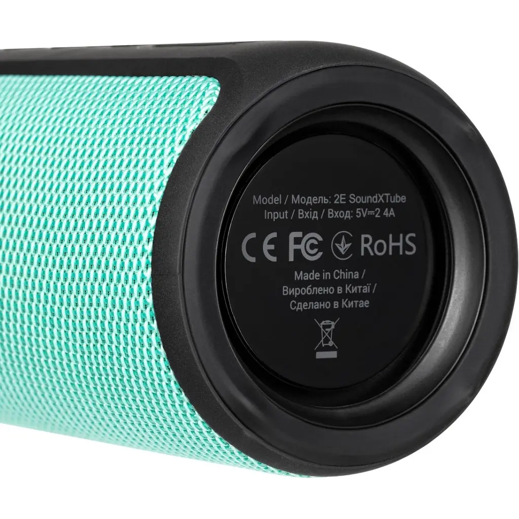 Портативная Bluetooth колонка 2E SoundXTube 30W TWS, MP3, Wireless, Waterproof Black-Turquoise - фото 4