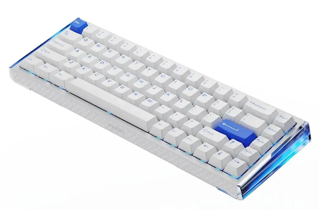 Клавіатура DAREU COOL 68 (8000 Hz / Rapid Trigger) White Blue (KB-COOL68-OBL) - фото 3