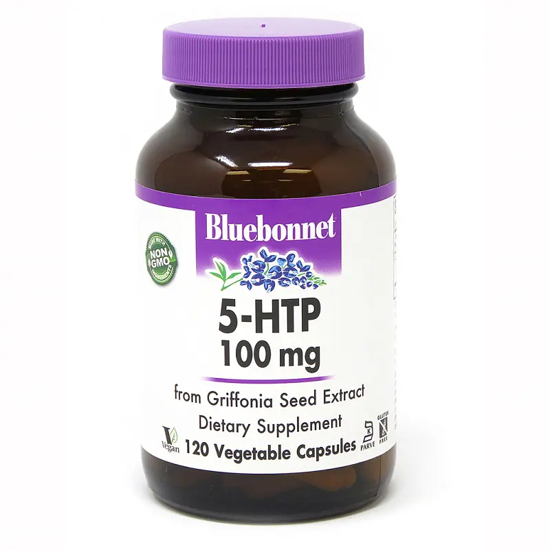Аминокислота 5-HTP 100 mg, 120 капсул Bluebonnet Nutrition fit0018945 - фото 2