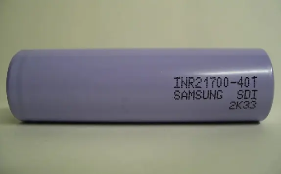 Акумулятор високотоковий 21700 Samsung INR21700-40T SDI 4000mah Синій - фото 3