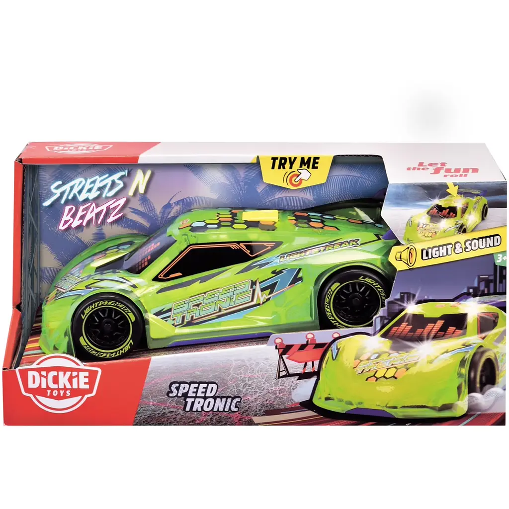 Автомобіль Dickie Toys Швидкісний ритм зі звуковими та світловими ефектами 20 см (3763009) - фото 4