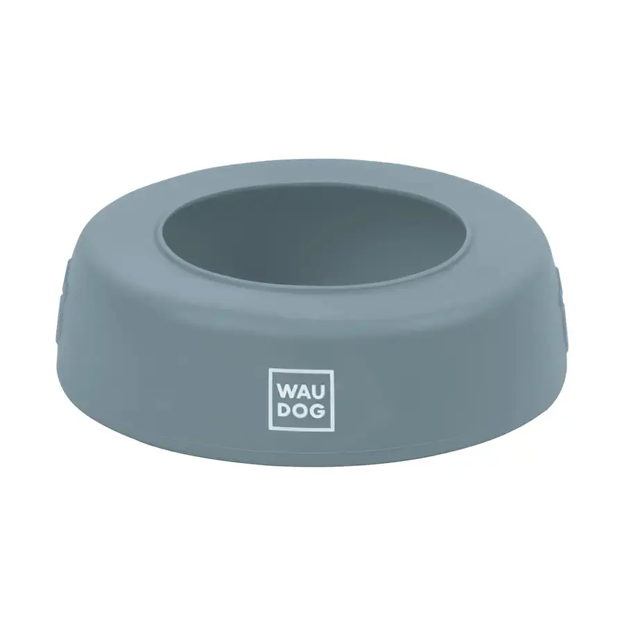 Миска-непроливайка Waudog Silicone, 1 л, сірий (507911) - фото 2
