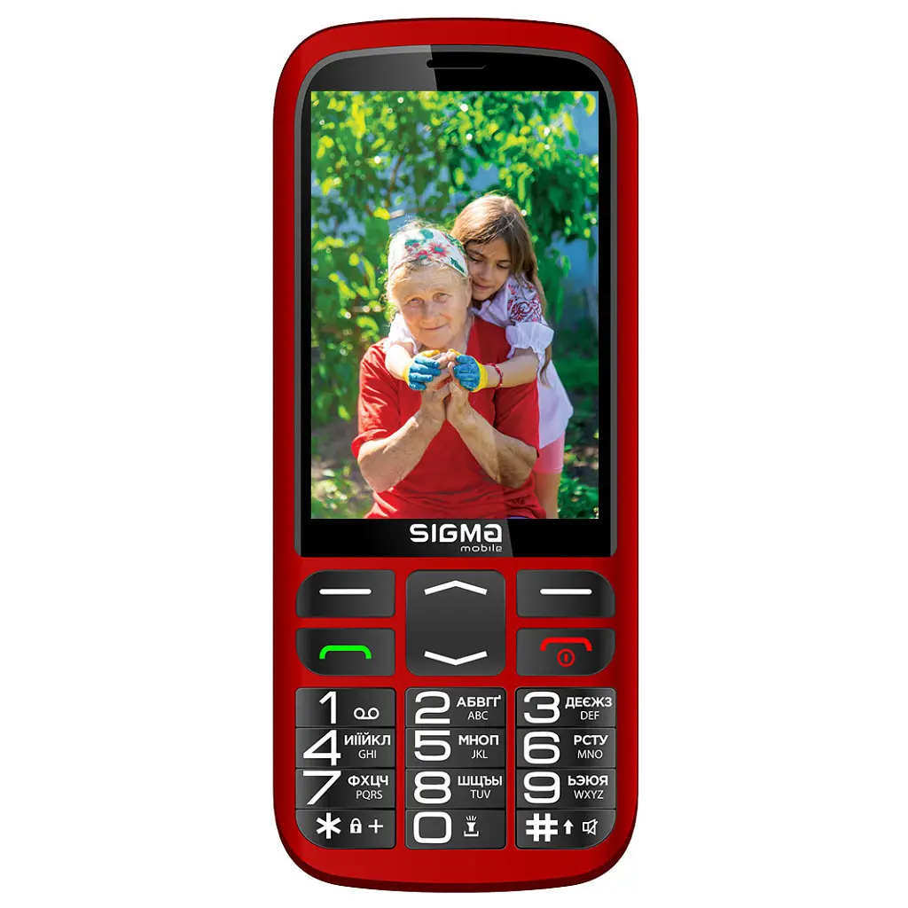 Мобільний телефон Sigma Comfort 50 Optima Type-C Red (4827798122327) - фото 2