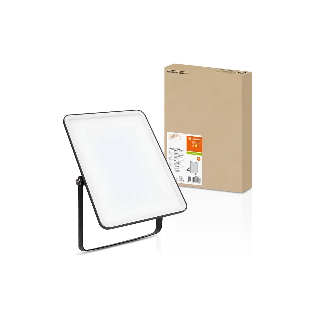 Прожектор LEDVANCE FL ESSENTIAL 50 Вт 830 BK IP65 (4058075768116) - фото 5