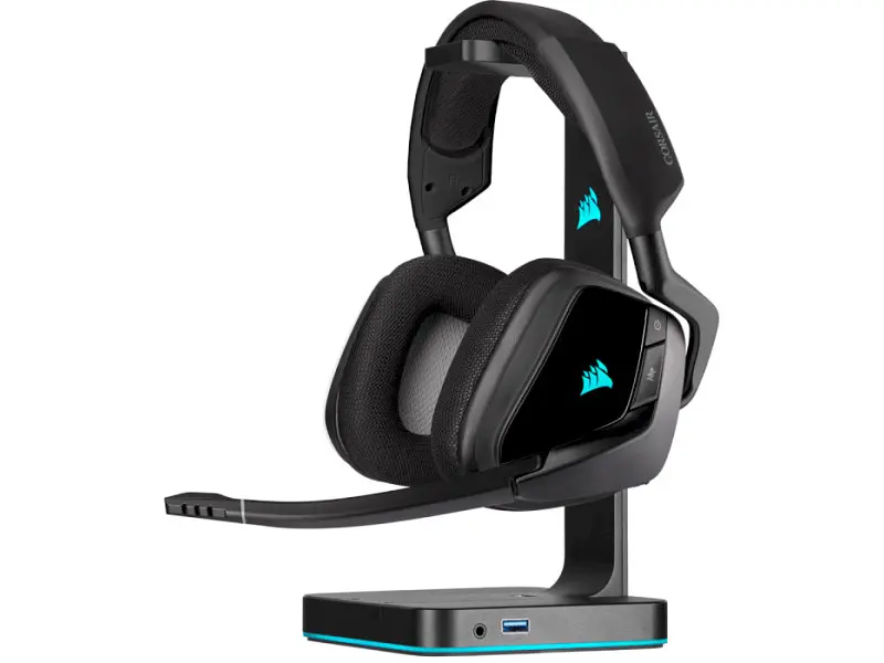 Навушники з мікрофоном Corsair Void RGB Elite Wireless Carbon (CA-9011201) - фото 10