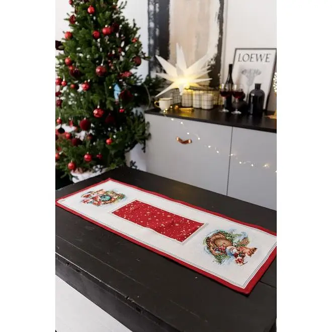 Дорожка гобеленовая Прованс Рождественский костер 40х140 см (36425) - фото 4