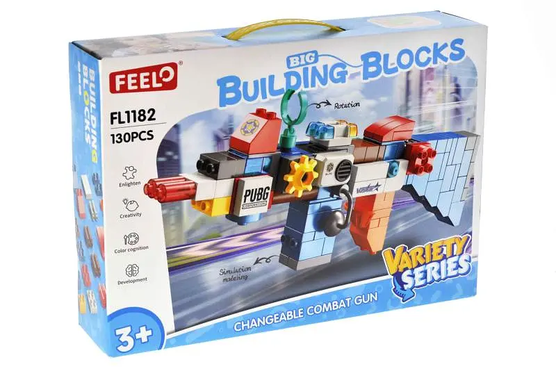 Конструктор FL1182 "Автомат" 130 дет. р.35x8x25 см YG Toys
