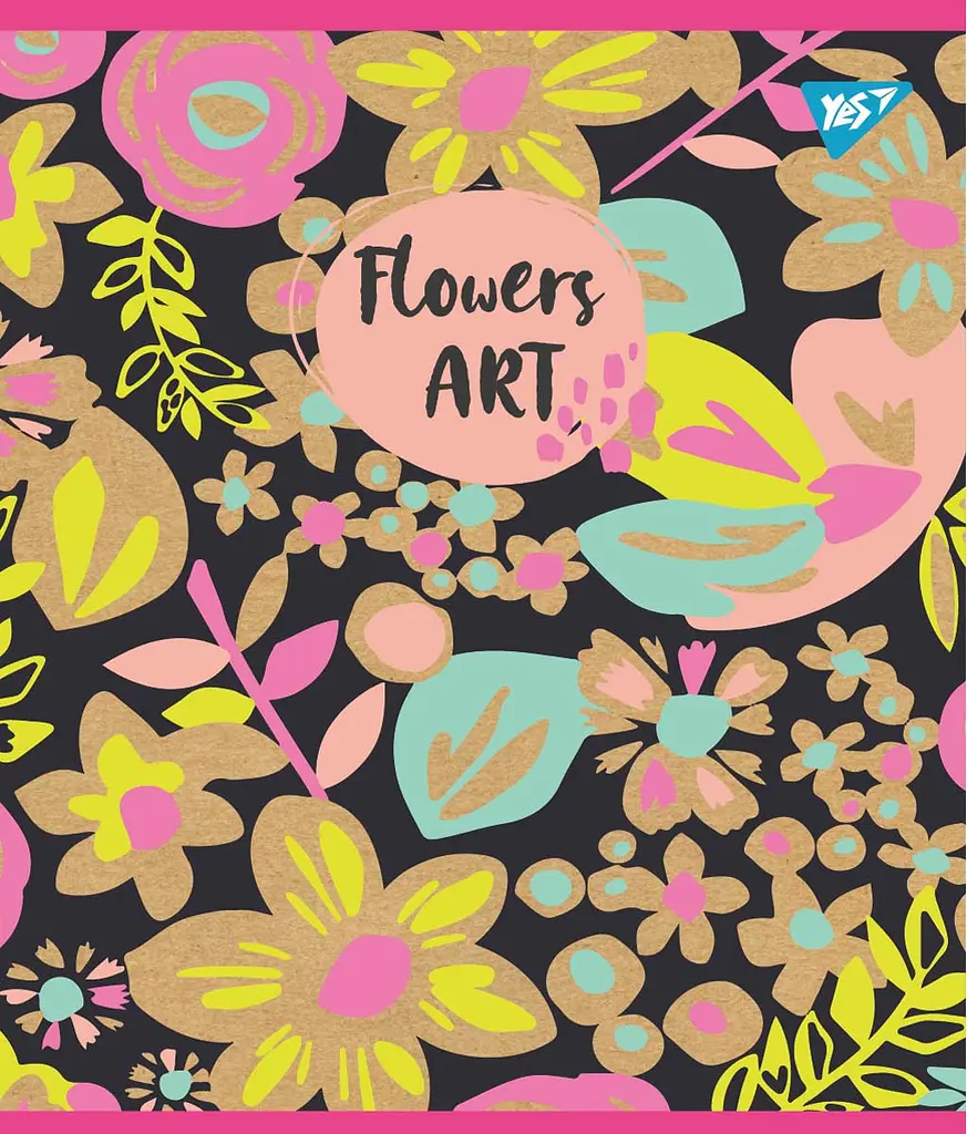 Набор тетрадей Yes Flowers art А5 в клетку 18 листов 10 шт. (765080) - фото 5