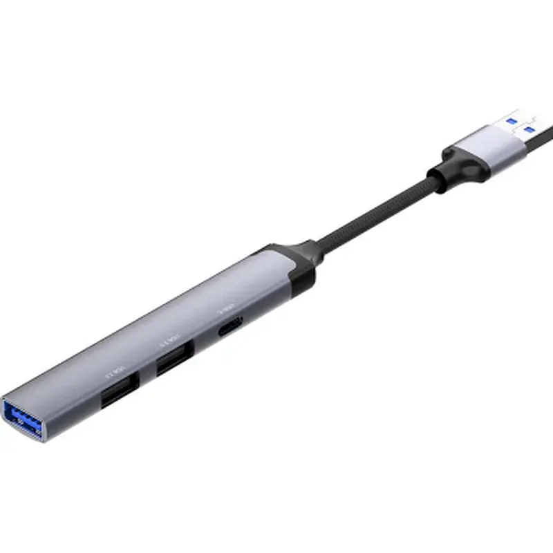 Концентратор ColorWay USB-A 4-в-1 USB2.0х3/USB3.0 (CW-HUB05) - фото 5