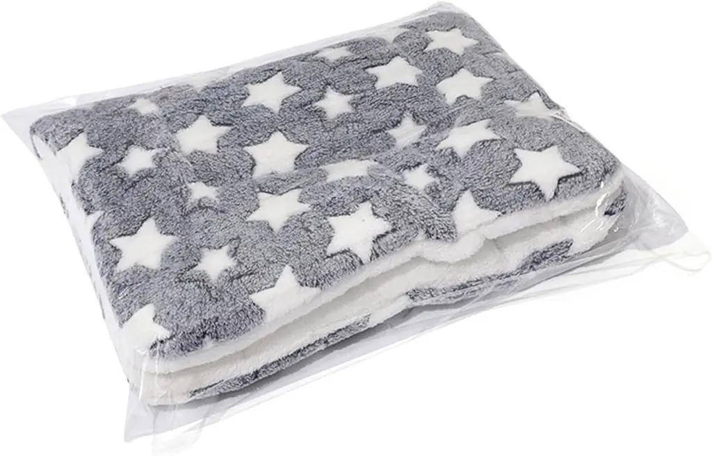 Плед для тварин Soft Pet Bed Cushion 60х80 см Blue W Star - фото 5