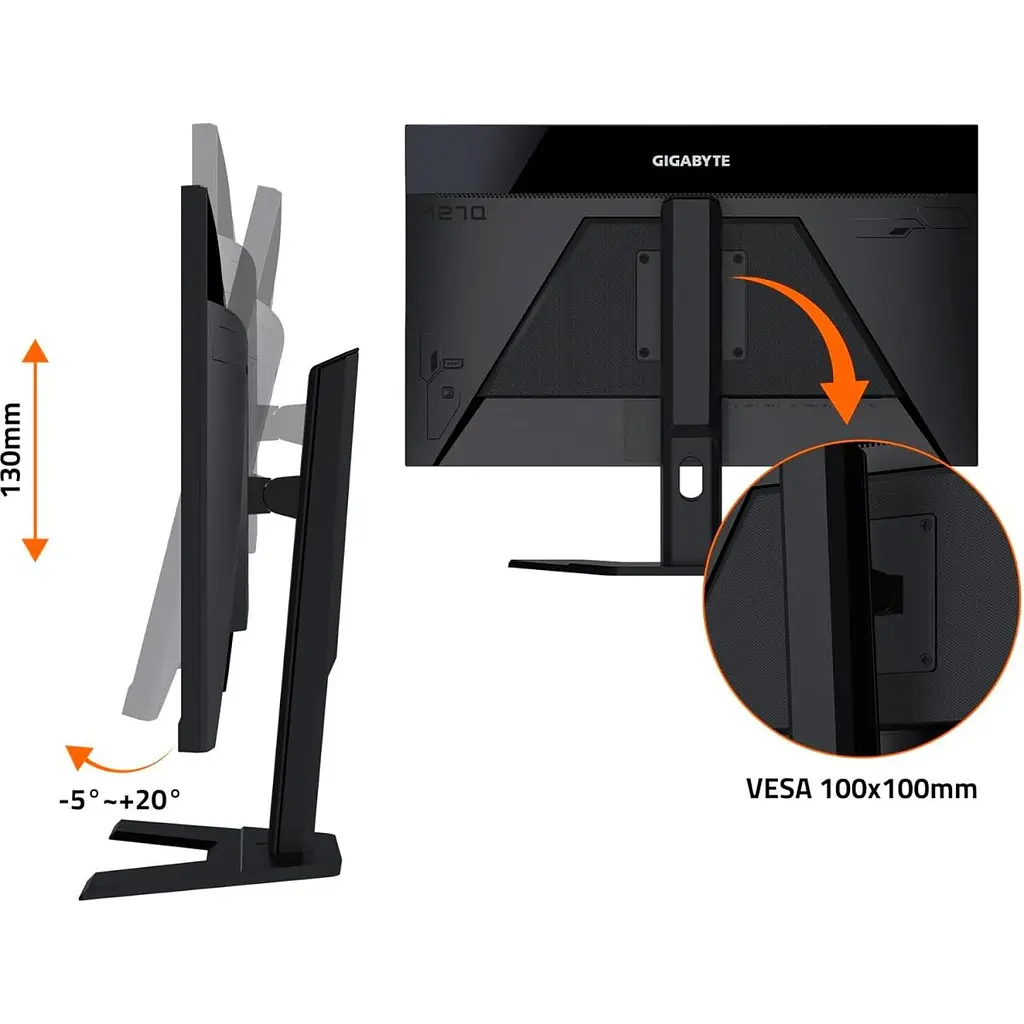 Монітор Gigabyte 27" M27Q Black [130231] - фото 9