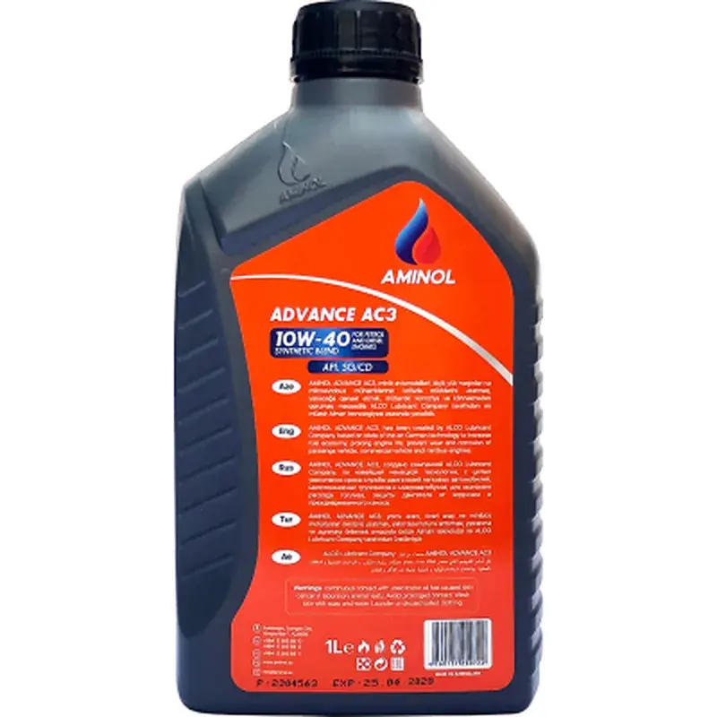 Моторна олива Aminol Advance AC3 10W40 1л (AM164949) - фото 2