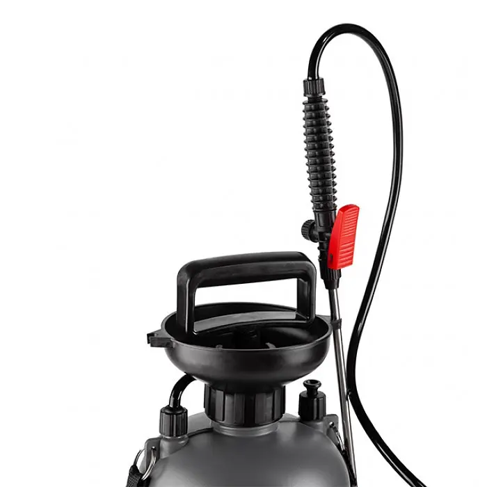 Обприскувач INTERTOOL FT 9005 пневматичний ручний, обєм 5 л, регульоване розпилення, сталева штанга - фото 4