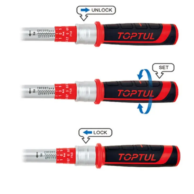 Ключ Toptul динамометричний 3/4"x955мм 100-600Nm (ANBV2460) - фото 2