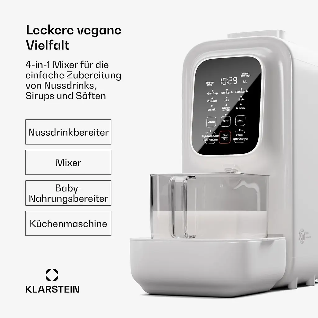 Кухонный комбайн-миксер Klarstein Loire 4-в-1 (10045630) - фото 4