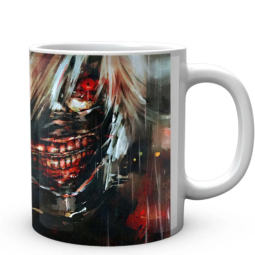 Кружка GeekLand Tokyo Ghoul Токийский шиш темный силуэт TG.02.038 330 мл белая - фото 3