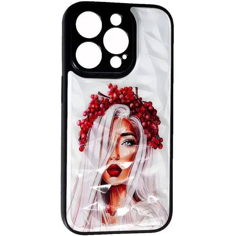 TPU+PC чохол Prisma Ladies для Apple iPhone 14 Pro Max 6.7" Ukrainian Girl, TPU+PC